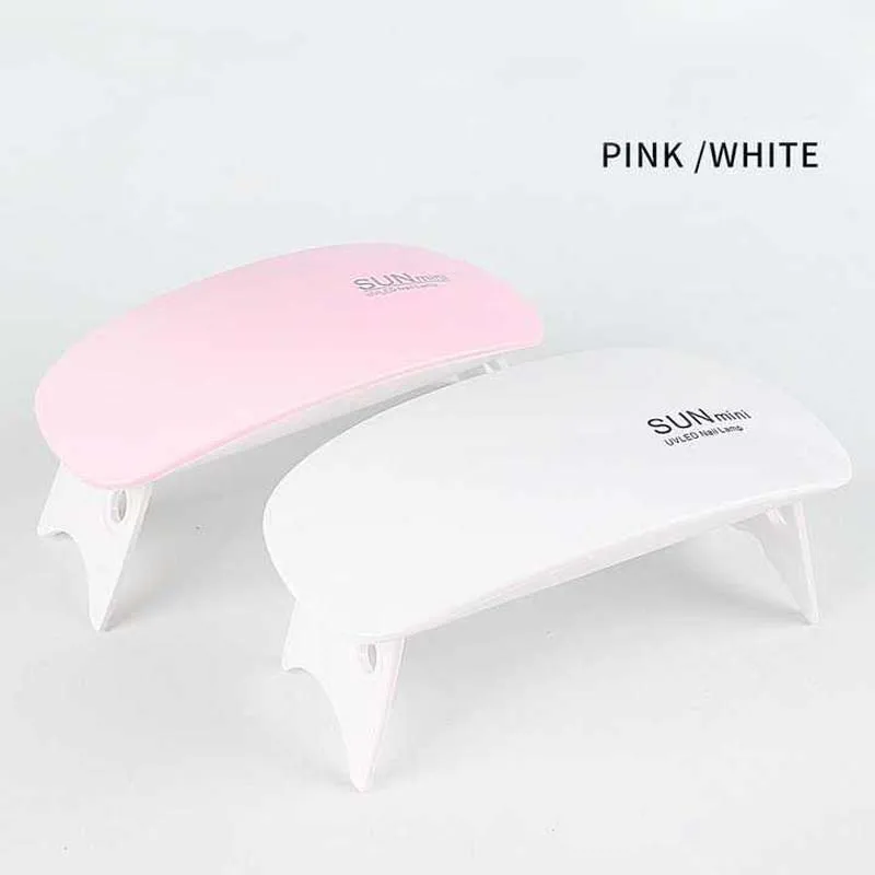 المحمولة 6 واط الوردي البسيطة Uv Led مجفف الأظافر مصباح جودة عالية الأشعة فوق البنفسجية ضوء علاج هلام البولندية مسمار مصباح Usb Led هلام مجفف الأظافر مصابيح الأشعة فوق البنفسجية