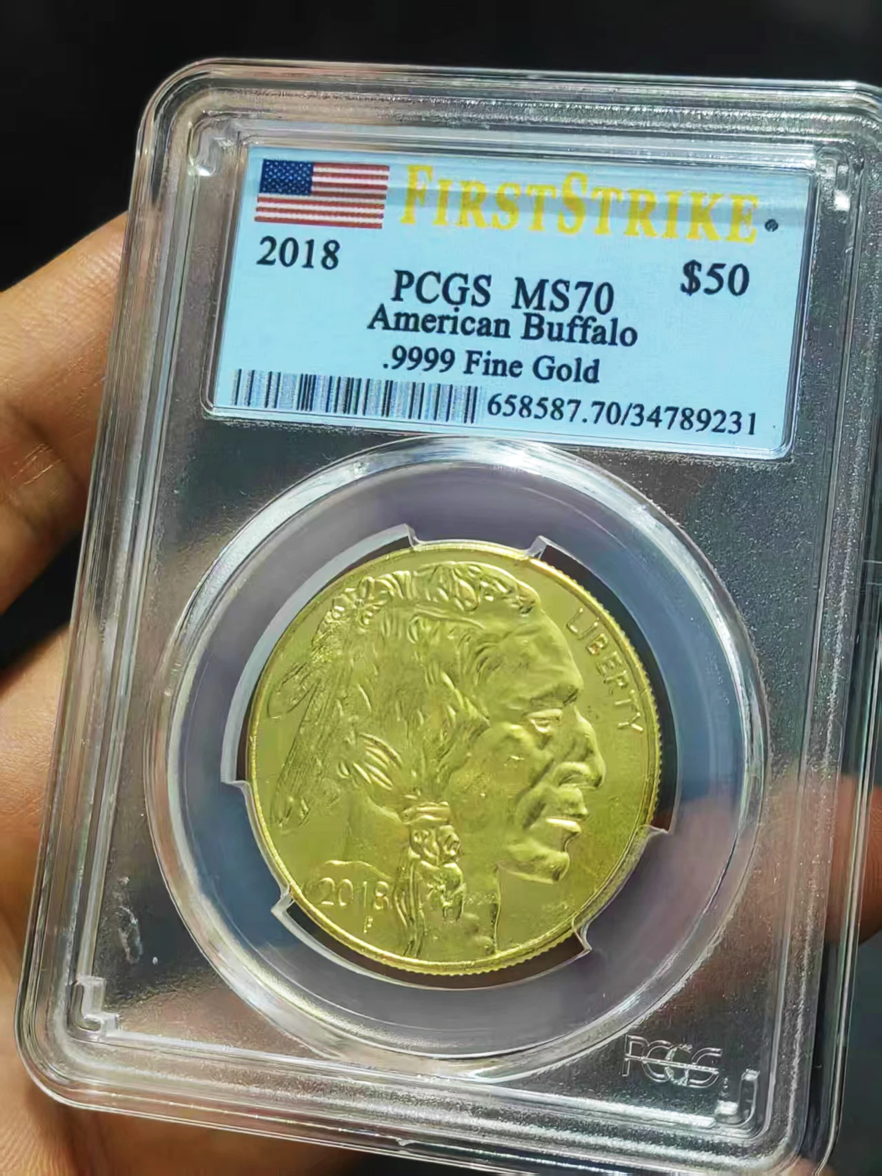 

10 pieces 2018 American Buffalo Coin Sealed in Box Holder PCGS Case