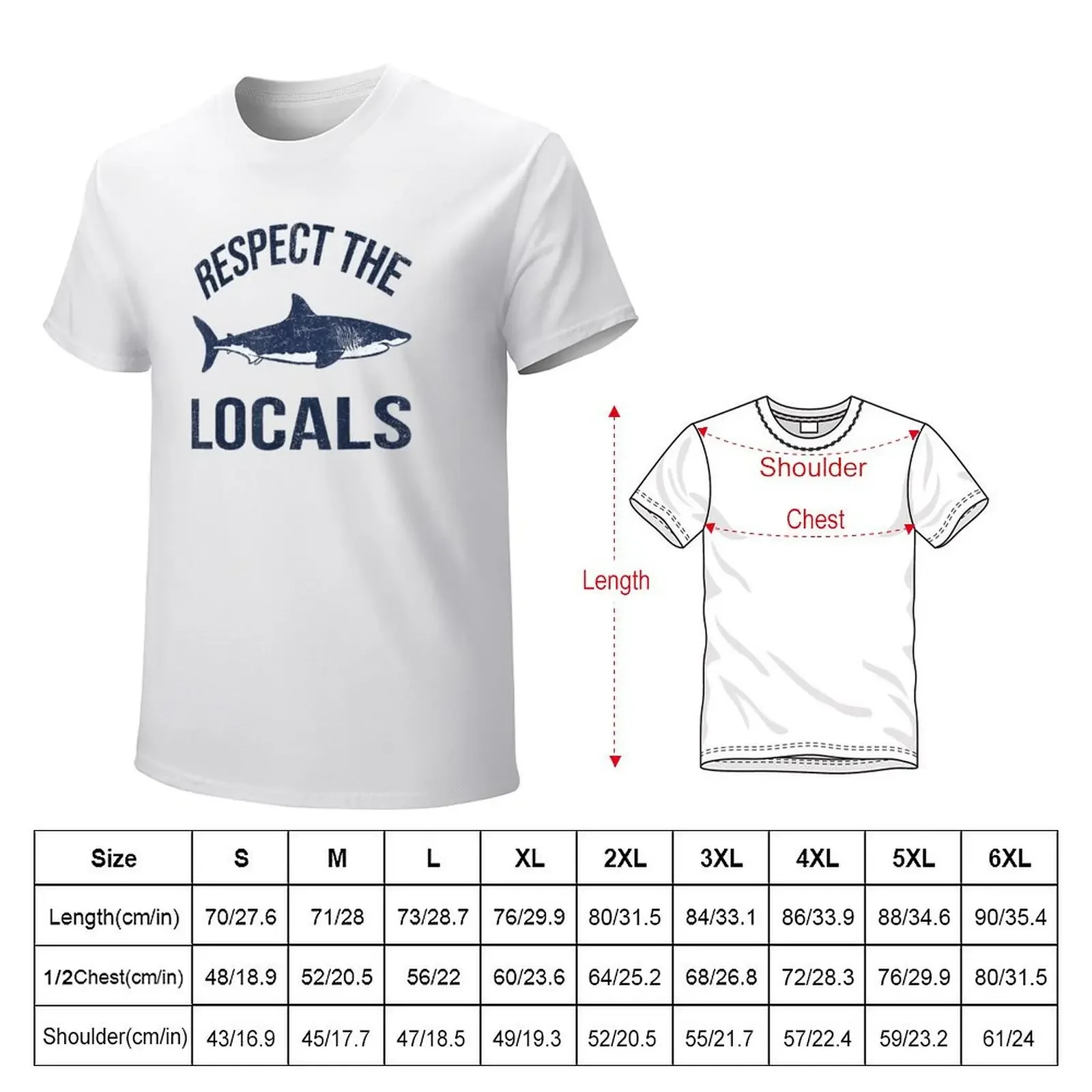 Respect The Locals vintage T-shirt cute tops Blouse for a boy graphics t shirts men