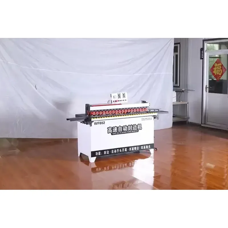 0-10m/min Edging Speed High Speed Wooden Automatic Woodworking Edge Banding Machine