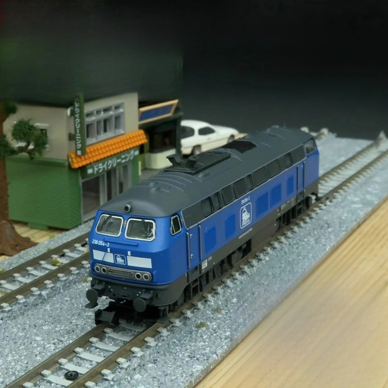 N-type 1/160 BR218 Diesel Locomotive 7360022/7370022 DCC/DC Two Options Blue Train Model Boy Toy Gift
