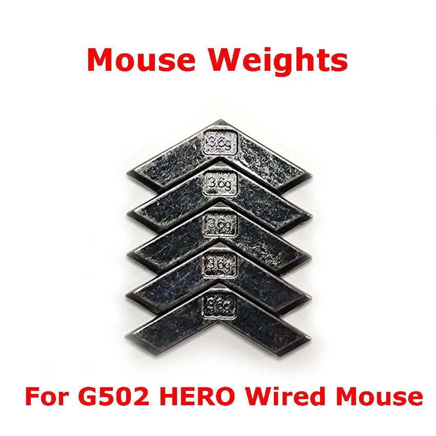 

5PCS Mouse Weights for G502 HERO Wired Mouse Replacement Weight Set, Upgrade Spare Parts