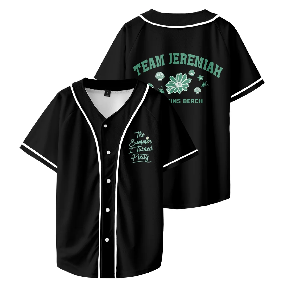 

The Summer I Turned Pretty 2023 Cousins Beach Team Jeremiah Merch Baseball Jersey T-shirt V-Neck Short Sleeve Tee Clothes