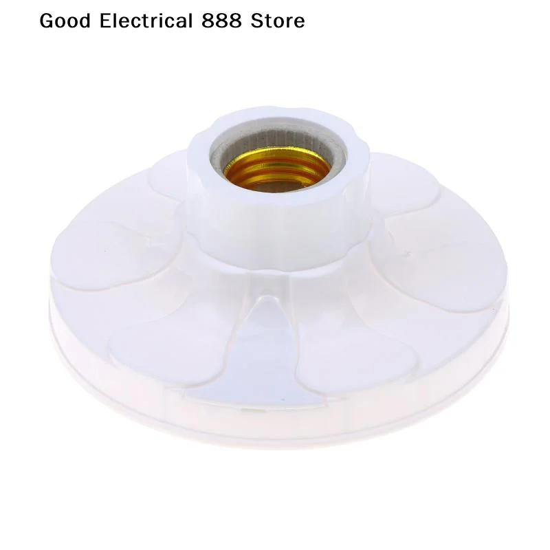 【G】1Pc 120mm E27 Ceramic Light Holder Keyless Porcelain Threaded E27 Screw Lamp Base Socket E26 Ceramic Lampholder