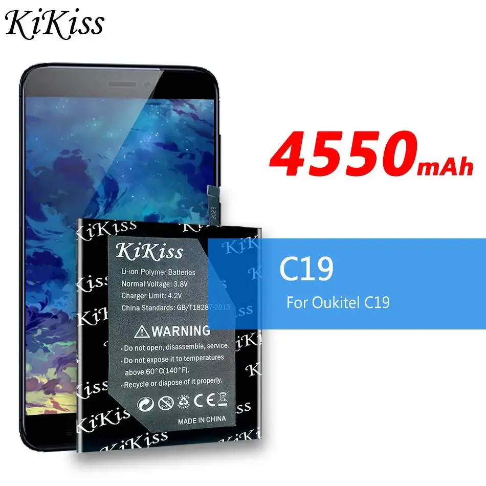 

Аккумулятор для мобильного телефона 4550 мАч для Oukitel C19 с длительным сроком службы