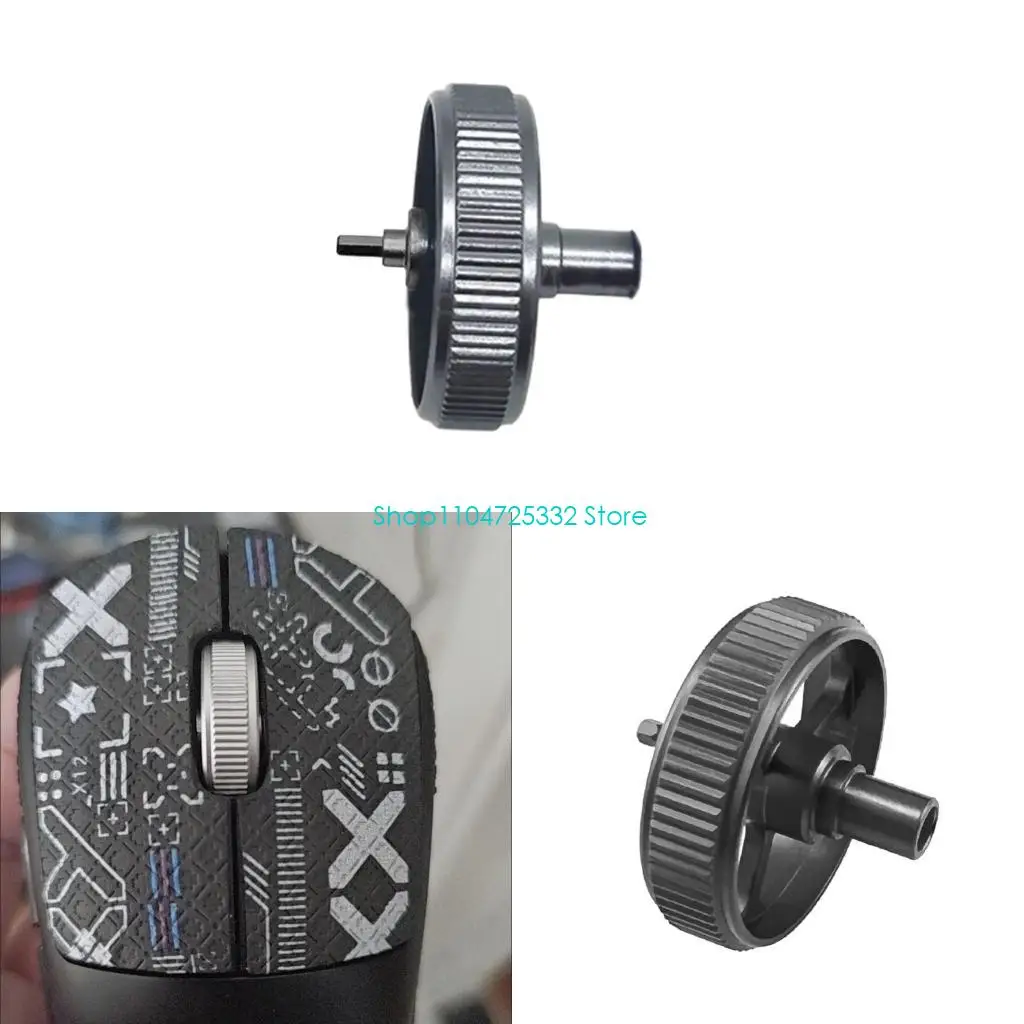 

P5EA Gaming Mouse Scroll Wheel Pulley Mouse Metal Rolling Wheel Repair Replacement for GPROWireless GproX Superlight 2DEX Mouse