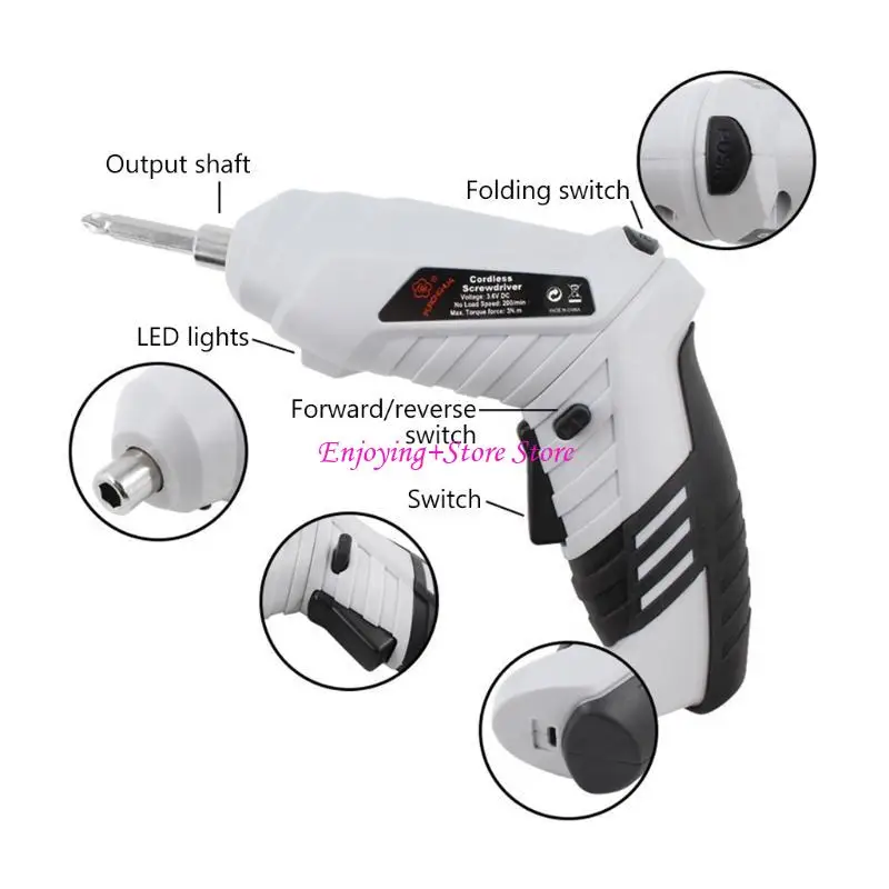 

G6DA No-load Rotation Speed 200r/min Rechargeable Screwdriver Flexible Operation