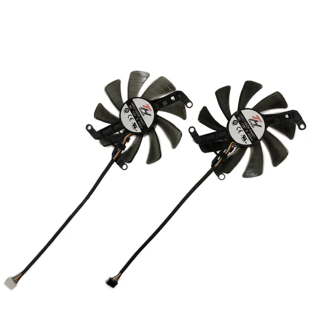 2Pcs/Set TH9215S2H-PAA01,Video Fan,GPU-Kühler,Grafikkartenventilator,Für Palit GeForce RTX 3060 Ti Dual OC,Für Palit RTX 3060 Ti Dual,Für Palit RTX 3060 Dual,Für Palit GeForce RTX 3050 Dual