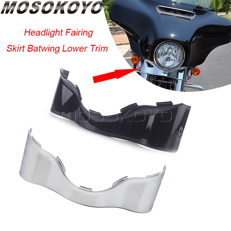 

Motorcycle Outer Batwing Lower Trim Skirt Fairing For Harley Touring CVO Electra Street Glide Ultra Classic Limited 2014-UP FLHT