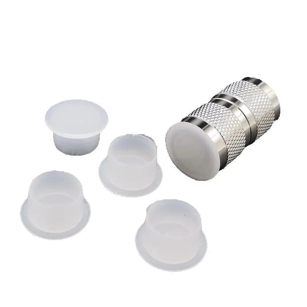 L16 N ประเภทขั้วต่อป้องกันฝาครอบสำหรับ N ประเภทตัวเชื่อมต่อ RF ชายหมวกฝุ่น 50 ชิ้น/ล็อต