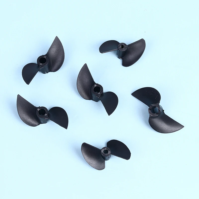 2PC RC Boat Oar Quant Two Blades Paddle 2 Blades Nylon Boat Propeller High Strength For 30-42mm Rc Prop Shaft