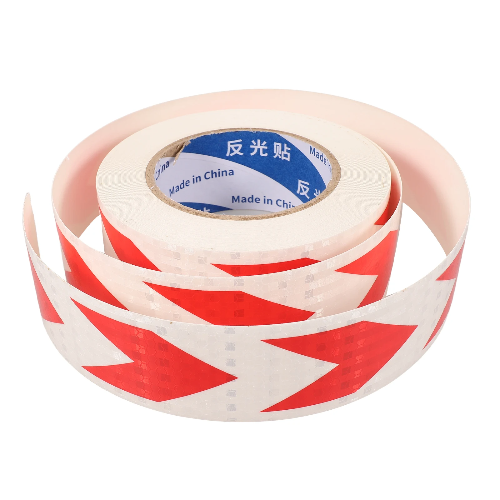 

Reflective Warning Tape Fluorescent Safety Red Yellow Luminous Visibility Hexagonal Prisms Waterproof Adhesive Vehicles Road