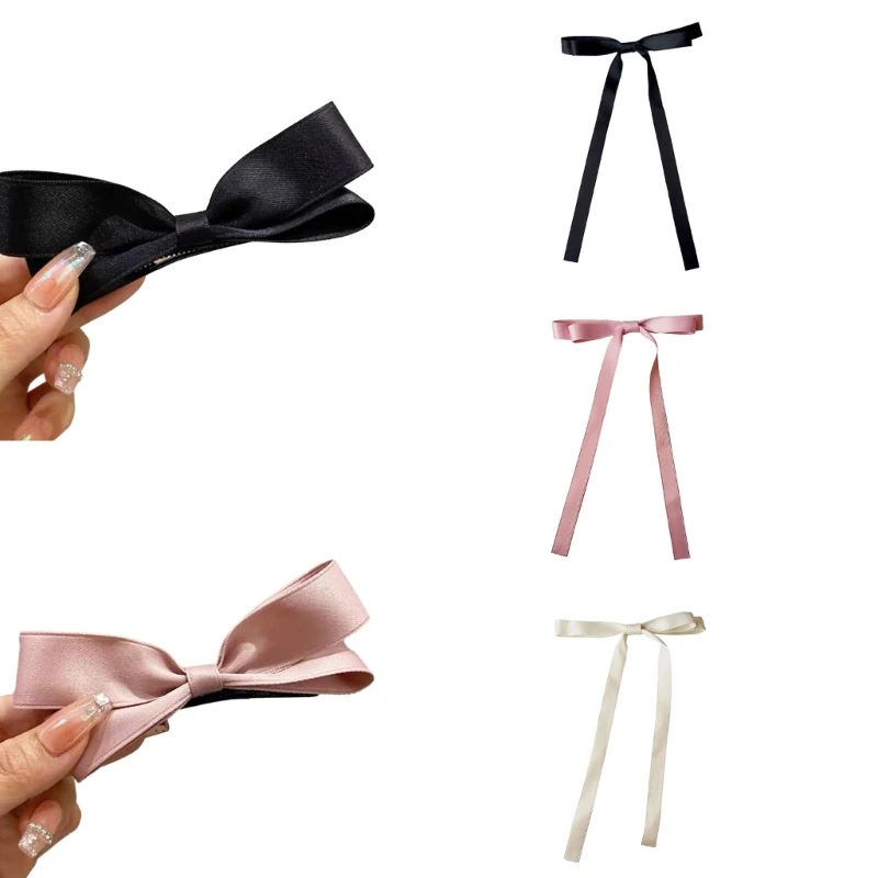 

Заколка для волос с лентой, заколки для волос с бантиком, держатель для хвоста, ленты с кисточками, заколки для волос, для волос