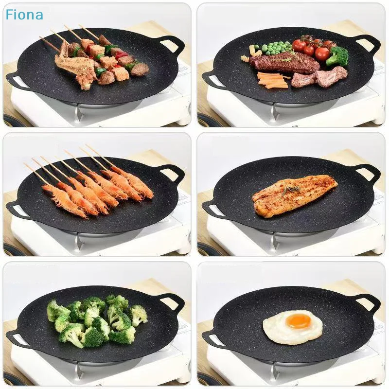 ✔Non-Stick BBQ Grill Pan with - Kitchen Baking Containers review and price