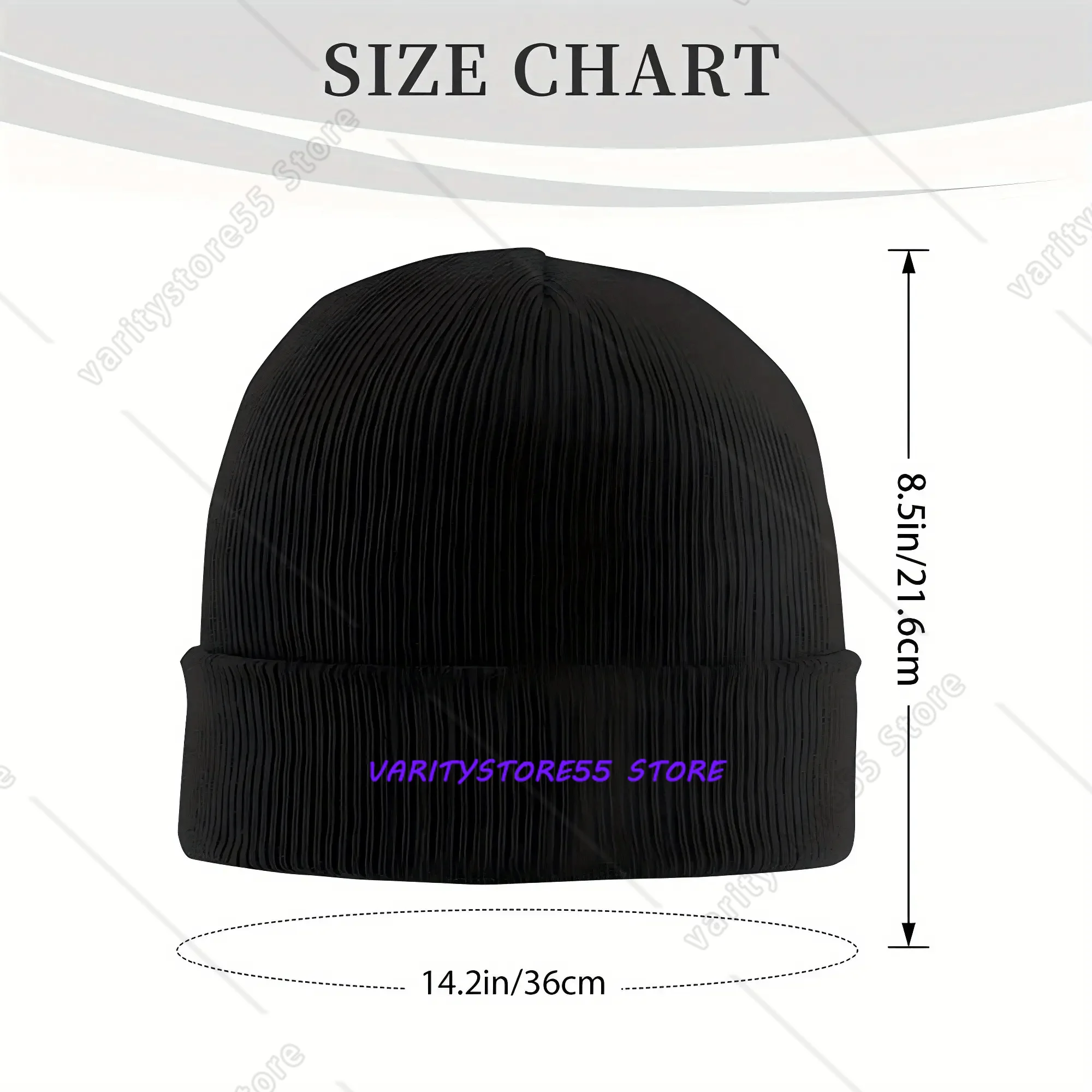 Men'S Nautical Anchor Knit Beanie Soft Stretchy Warm Winter Hat  Sporty Style for Casual & Outdoor Wear, Winter Headwear