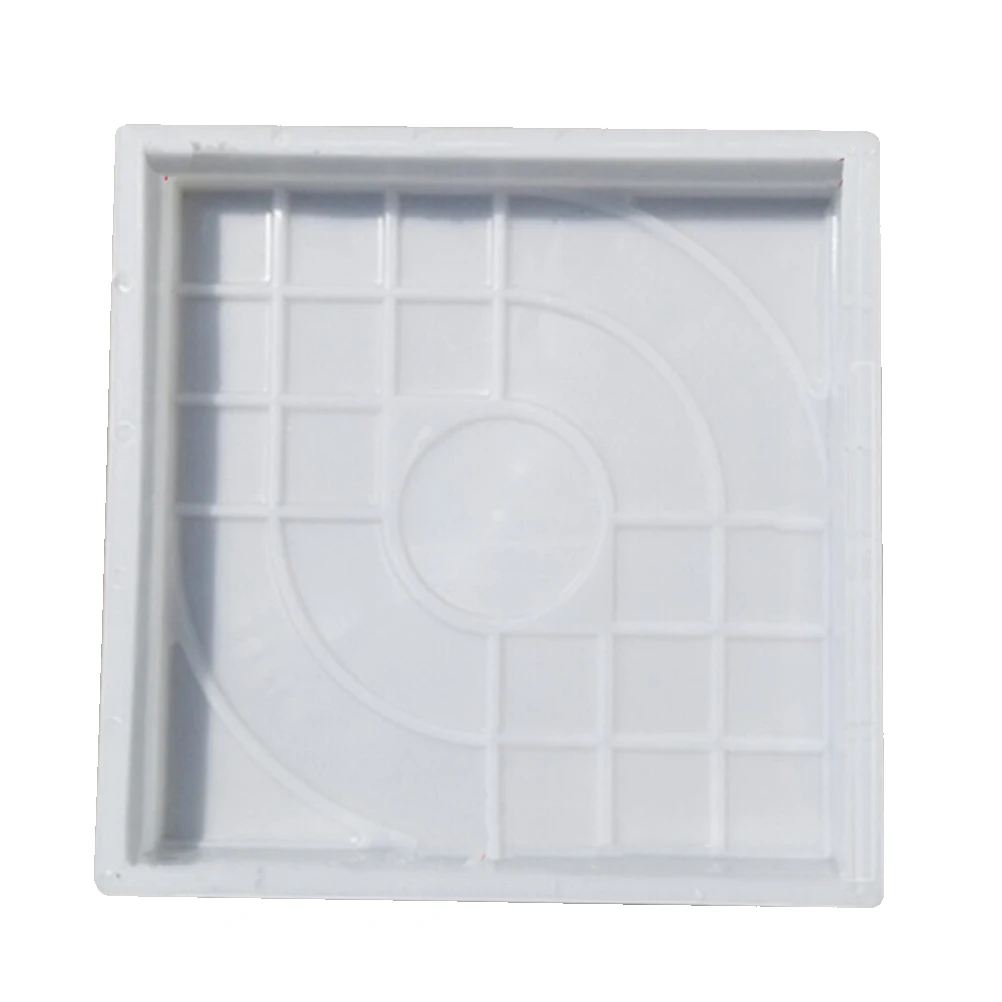 

Pavement Stone Mould DIY Reusable Concrete Cement Mold Driveway Paving Stepping Brick White Smooth Surface Easy Stripping