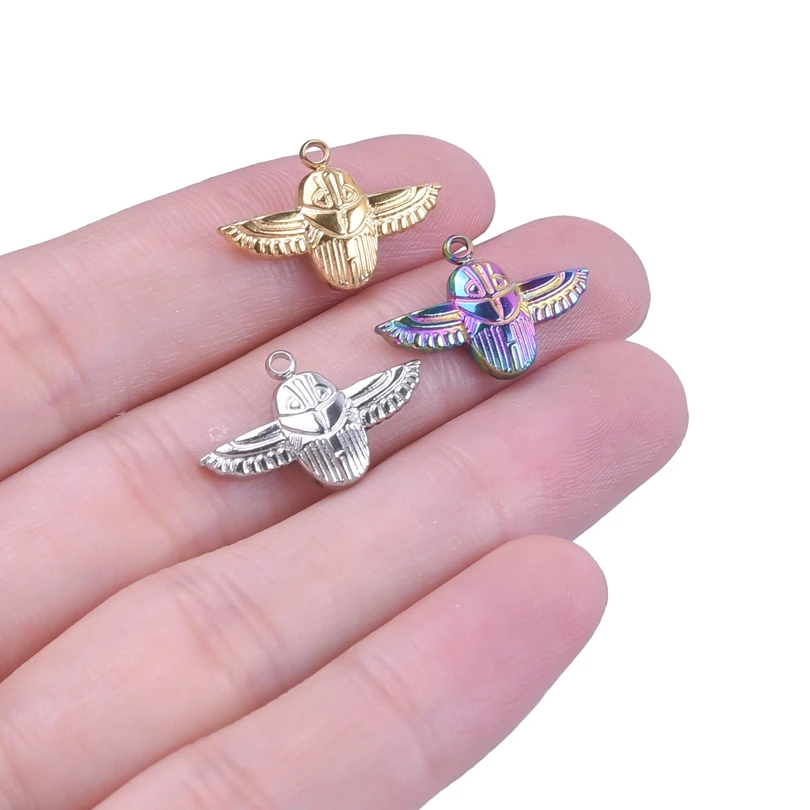 3pcs Owl Pendant Warrior Charm Stainless Steel Pendants For Jewelry Making Dijes De Acero Inoxidable Animal Charms Diy Component