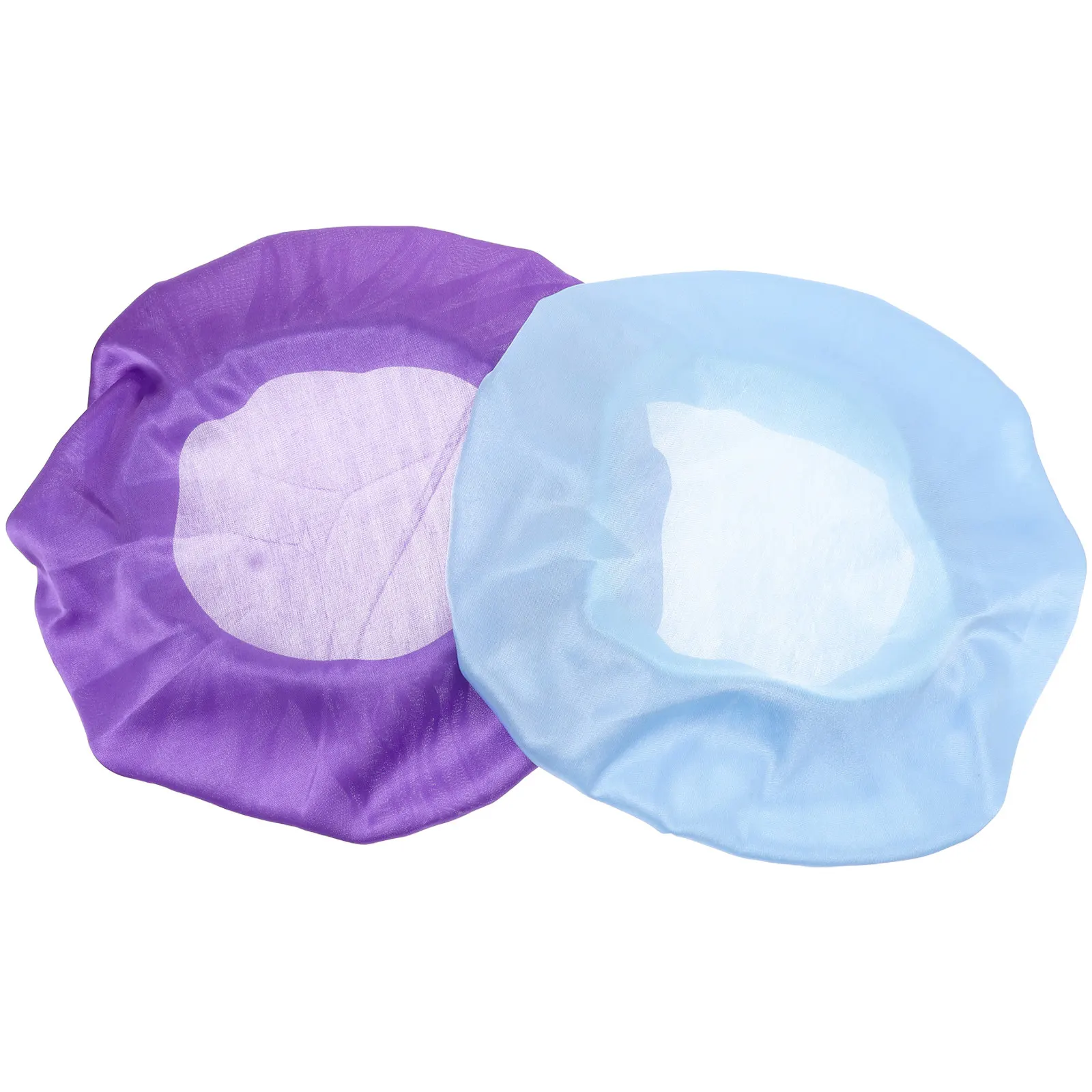 

2Pcs Kids Elastic Sleeping Hat Lightweight Comfortable Breathable Hair Protector Sleep Cap Shower Bathing Cap Sleeping Hat