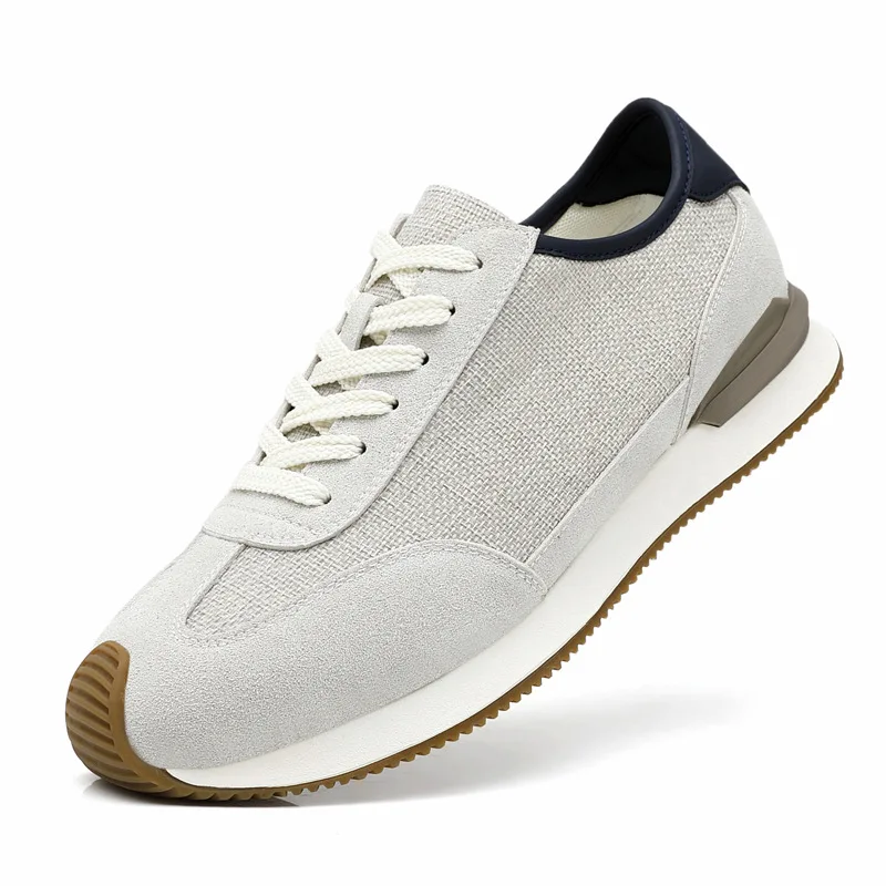 Euro Designer Men Casual Shoes Breathable Flat Skate Shoes Young Man Lace-up Sneaker