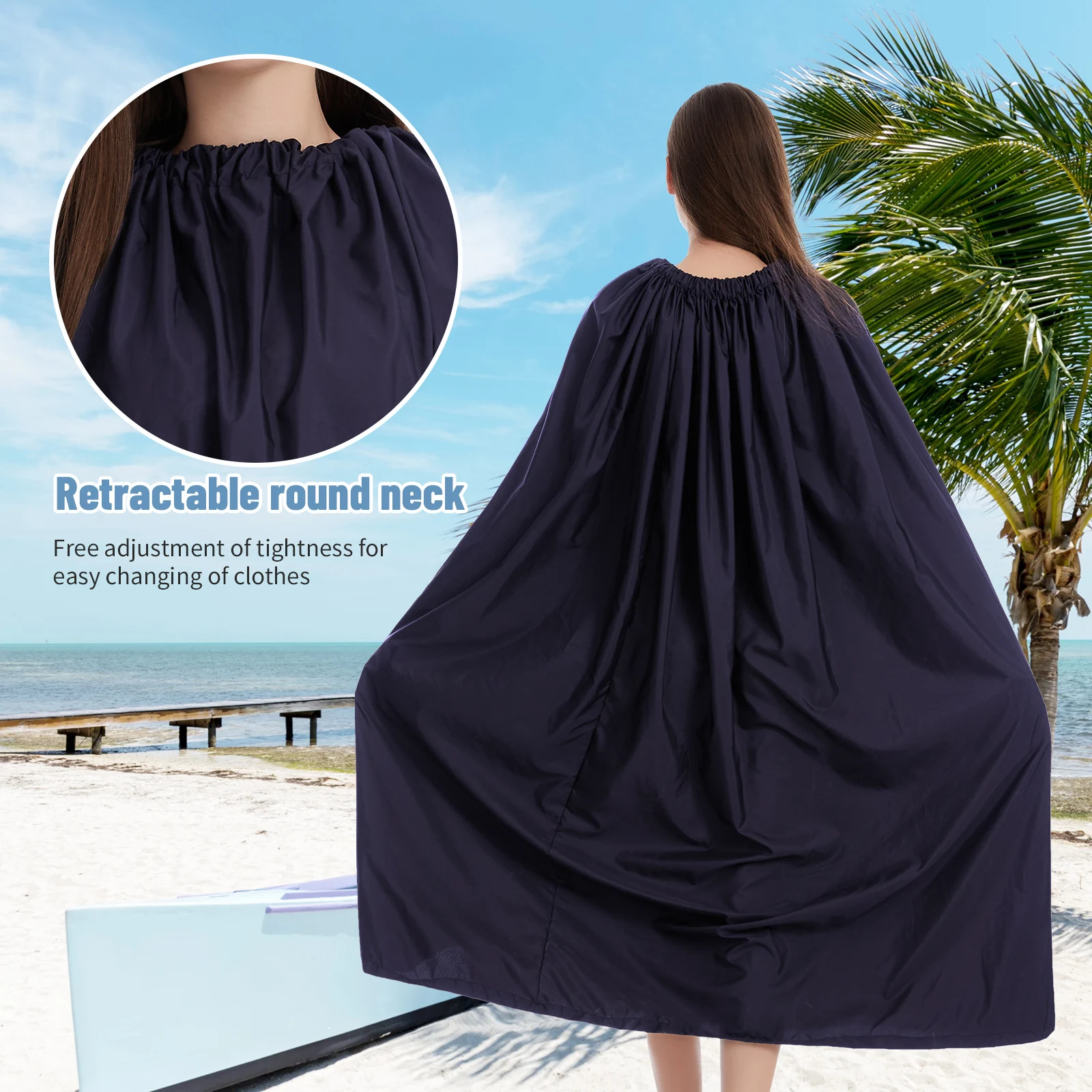 Portable Changing Room Thick Changing Cover ups Instant Privacy Shelters Lightproof Beach Dressing Cover for Camping Swimming Be