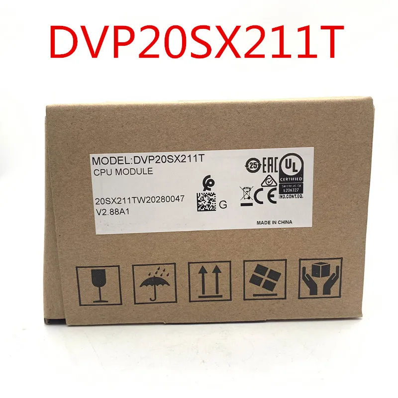 Nuevo PLC ORIGINAL DVP20SX211T 24VDC 8(4AI) 6(2AO) disparo real del almacén