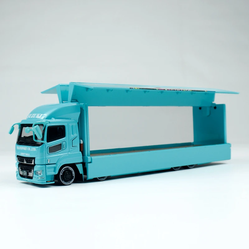 Tw 1:64 Mitsubishi Fuso Super Great Lb-Trucks Symulacja Stop Miniaturowy Model Samochodu Odlewany Kolekcja Zabawki Prezent Ozdoba