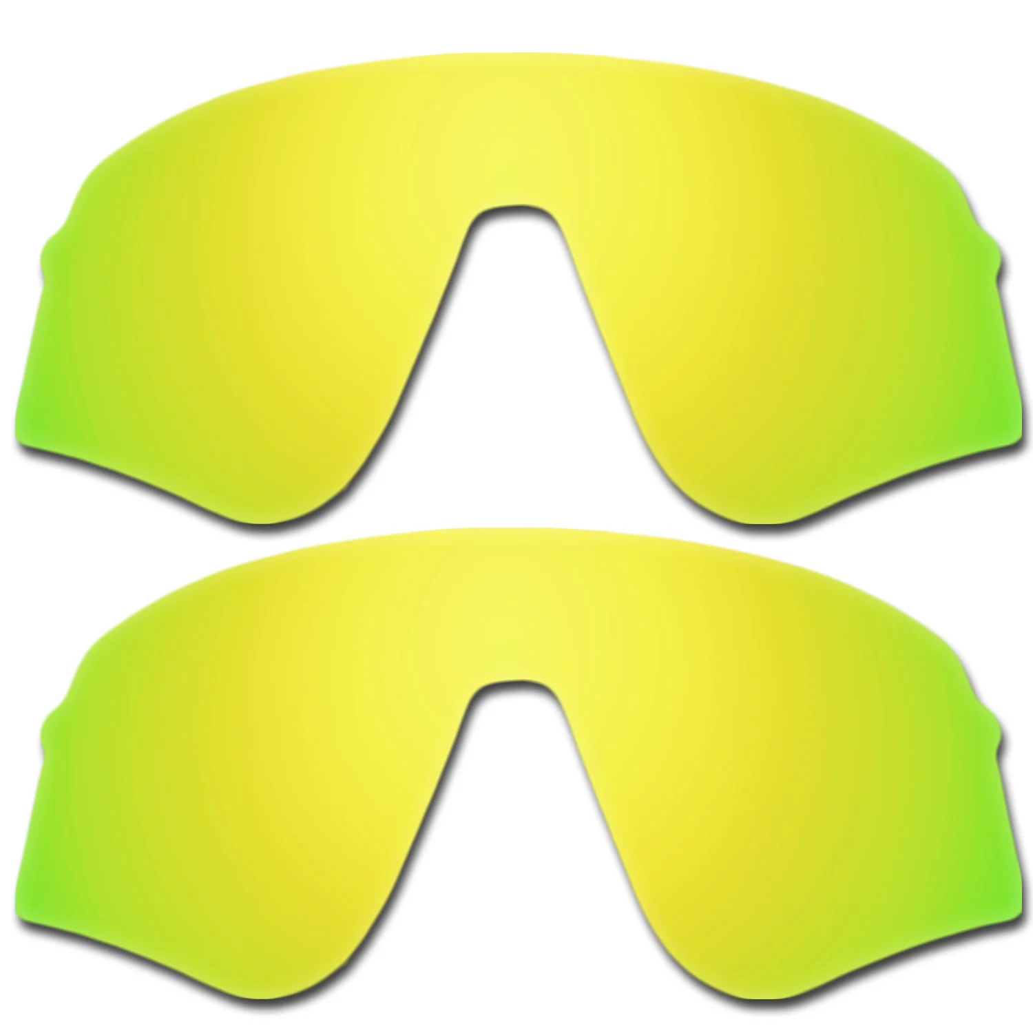 HKUCO 2개 렌즈용 호환/교체품 수트로 라이트 스윕 OO9465 24K 골드 편광