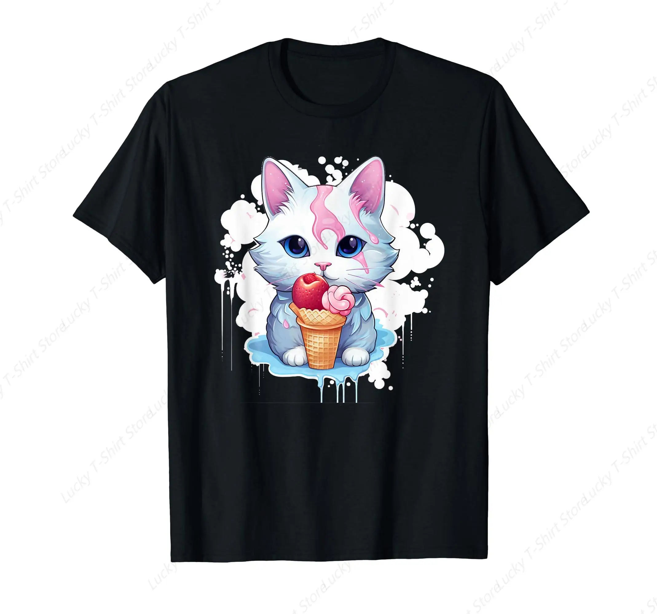 Pretty delicious Cat Ice Cream for Animals and frozen Sweets T-Shirt