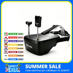 Eachine EV800D 5.8G 40CH 5 Inch 800*480 Video Headset HD DVR Diversity FPV Goggles With Battery For RC Model
