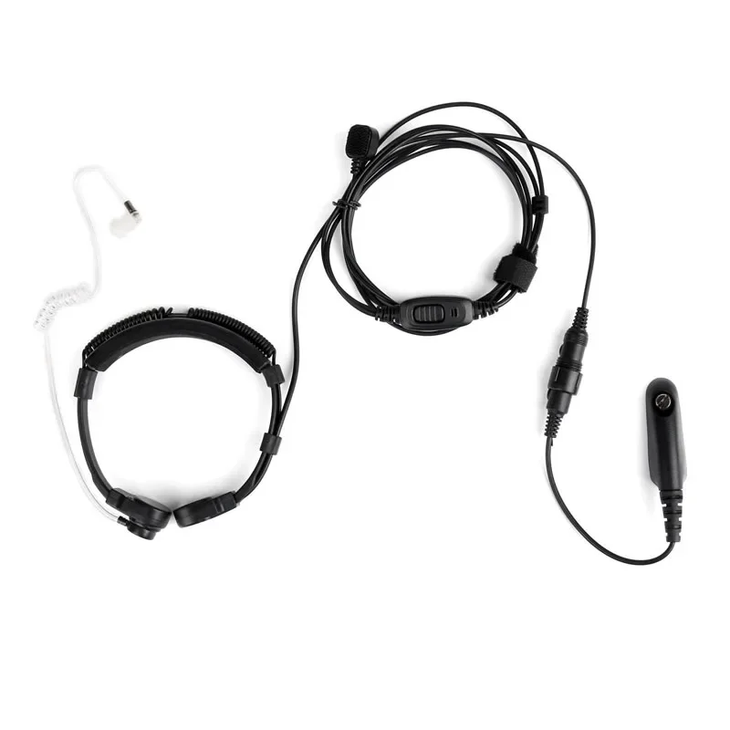 

Adjustable Air Tube Throat Earphone Finger PTT Mic Headset for Motorola HT750 HT1250 GP328 GP338 GP339 GP340 GP320 PRO5150 Radio