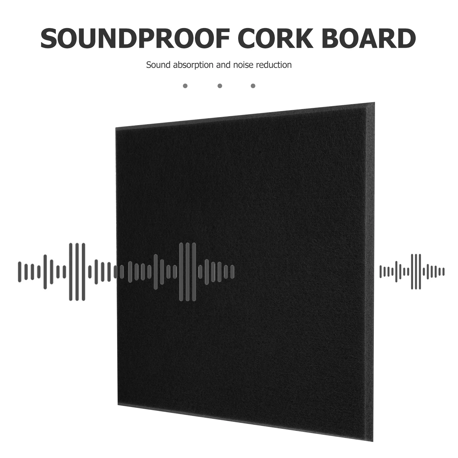 

4Pcs Soft Cork Board Felt Bulletin Board Tile Self-Adhesive Square Wall Decor for Desk Refrigerator Bookcase Office Home Use