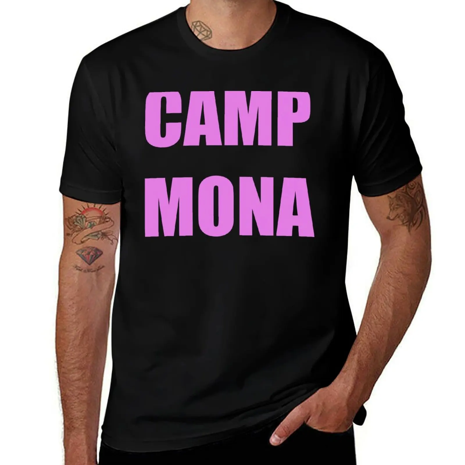 

CAMP MONA TOP T-Shirt gifts for boyfriend sports fans blue lock quick-drying clothing for men