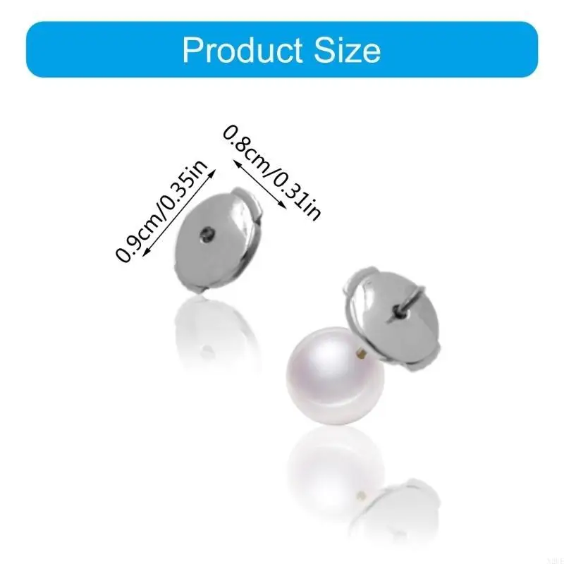 N2UE 10Pieces Eye Catching Disc Shaped Ear Plugs Earplug Retainer Unique Designed Disc Ear Plugs for Daily Wear and Party
