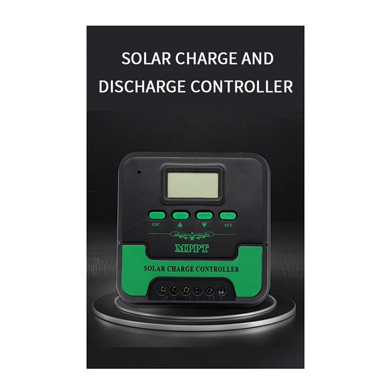 Solar Charge Controller LCD Display Auto Lead Acid Lithium Battery Charge Solar Panel Regulator Solar 20Amp 12V/24V MPPT