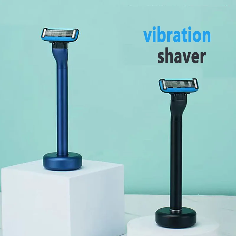 Berjaya Power Razor Shaving Machine For Men Face Beard Hair Cutting Washable Razor Battery Powered 6 Layers Blade 1Pack