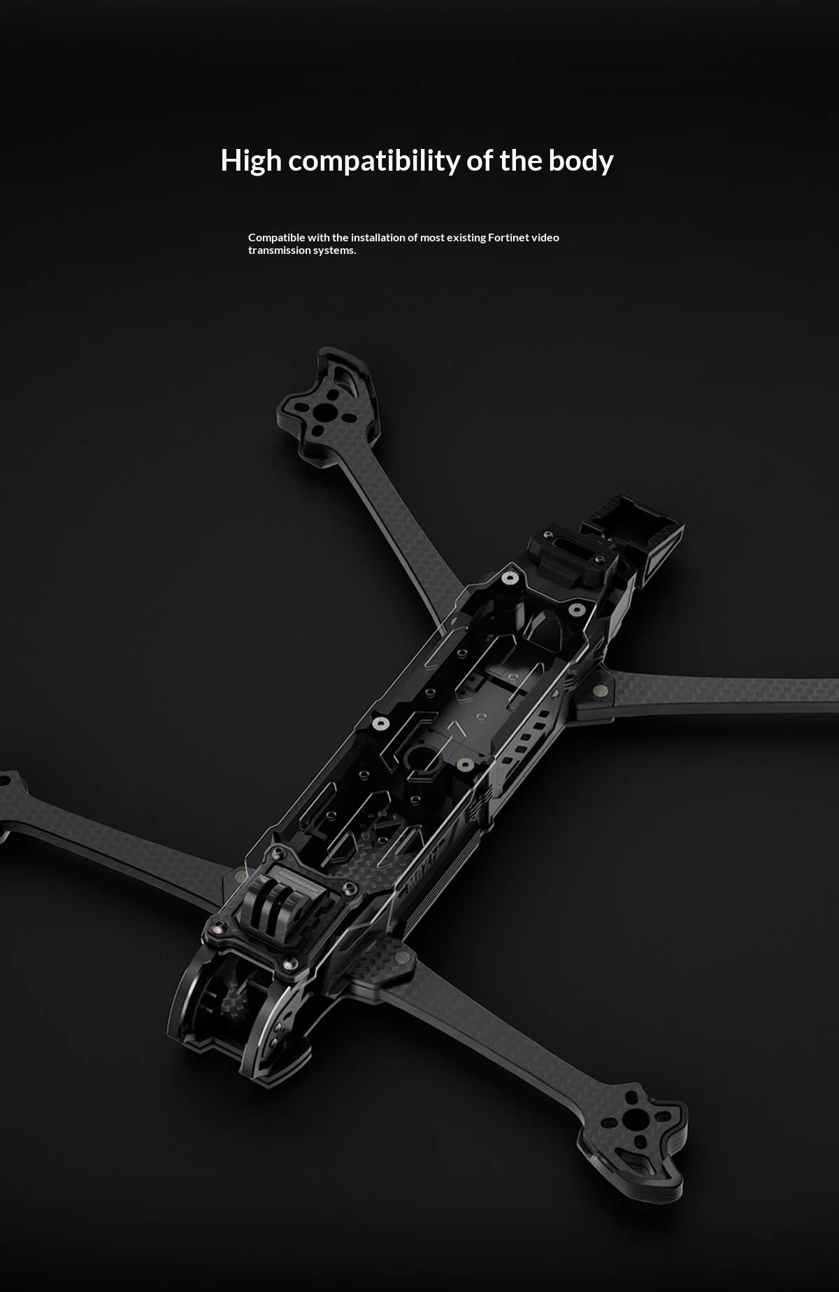 GEPRC MOZ7 7 Zoll H-Rahmen – Langstrecken-FPV-Drohnen-Kit mit Kühlrippen für HD VTX (O3/O4 Pro Kompatibel) – Detail 9
