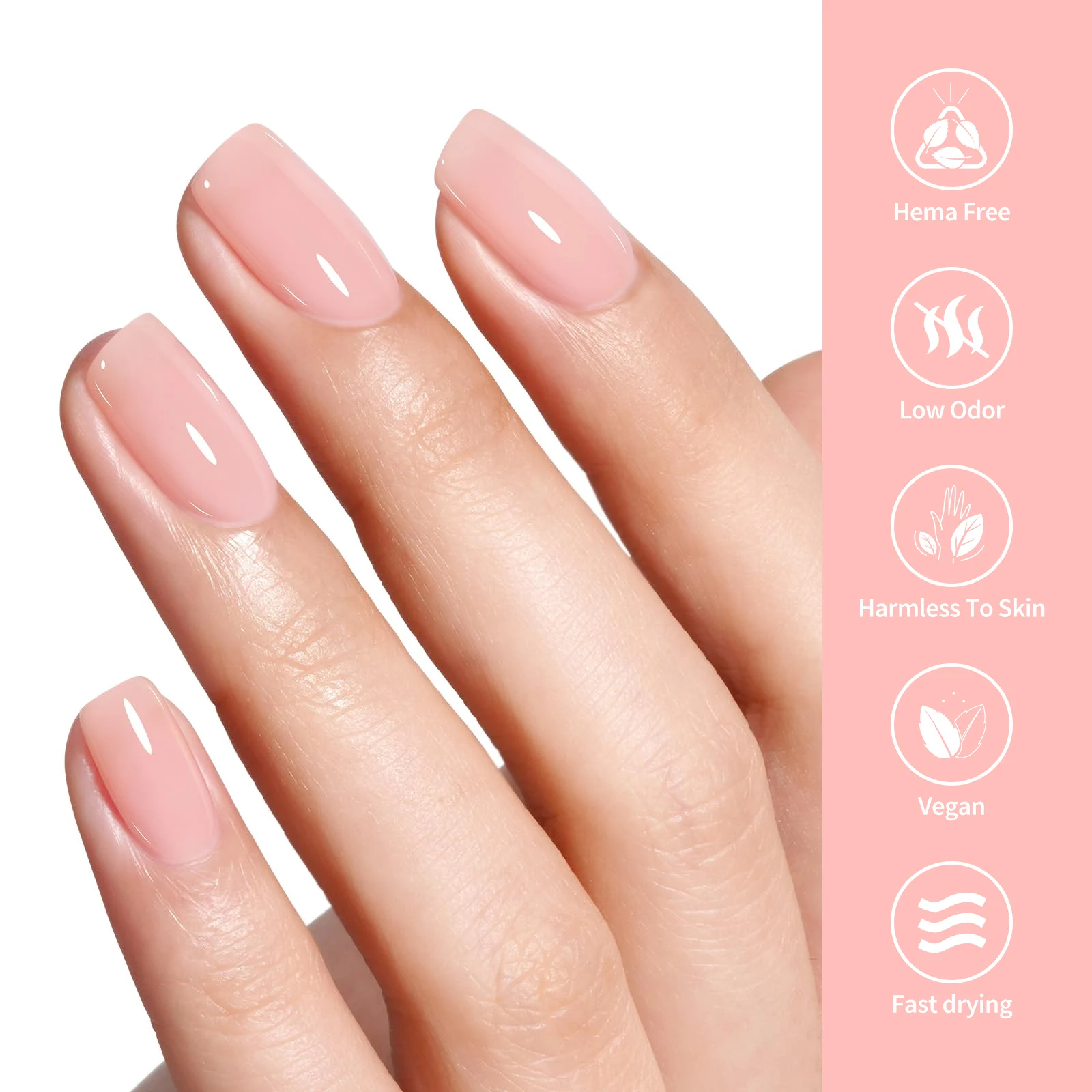 VENALISA VIP5 Nagelgelpoliermittel, 7,5 ml, HEMA/TPO-frei, semi-permanenter Nagellack, Super-Textur, extrem glänzendes, langlebiges Top-Gel – Detail 10