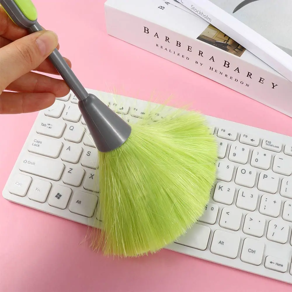 Practical Double-color Handle Dust Elimination Keyboard Brush Duster Cleaning Brush Computer Cleaning