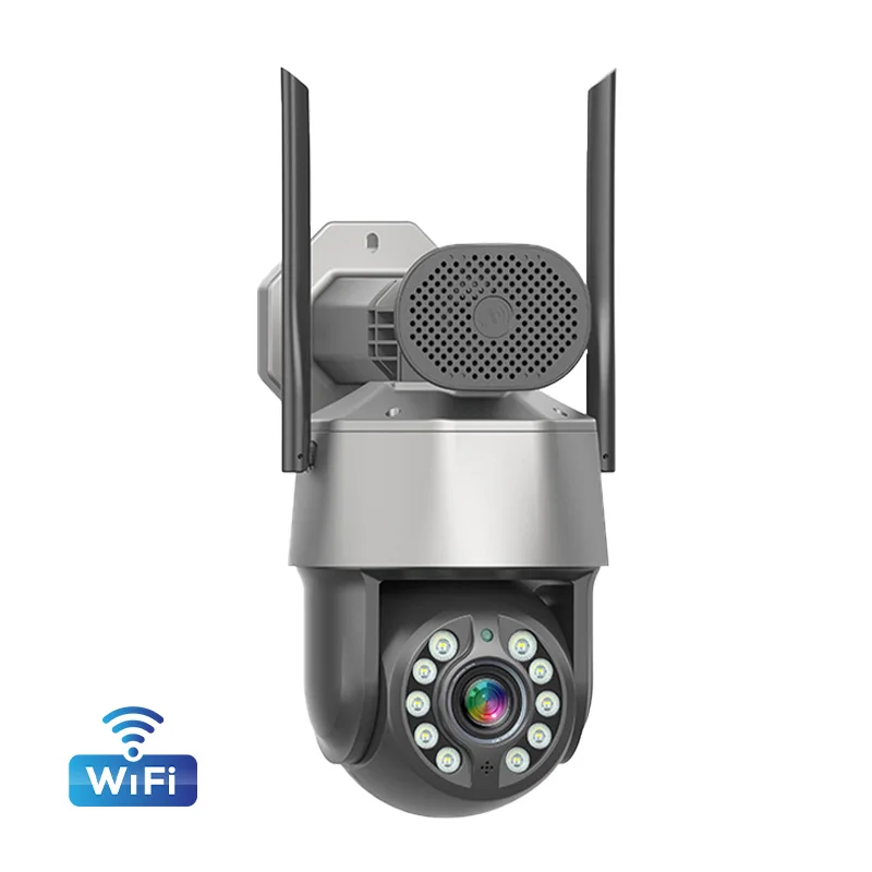 

5MP 1944P iCsee APP 20X zoom Dual Lens WIFI IP Camera Siren Alarm Full Color AI Humanoid Detection Home Security CCTV Monitor