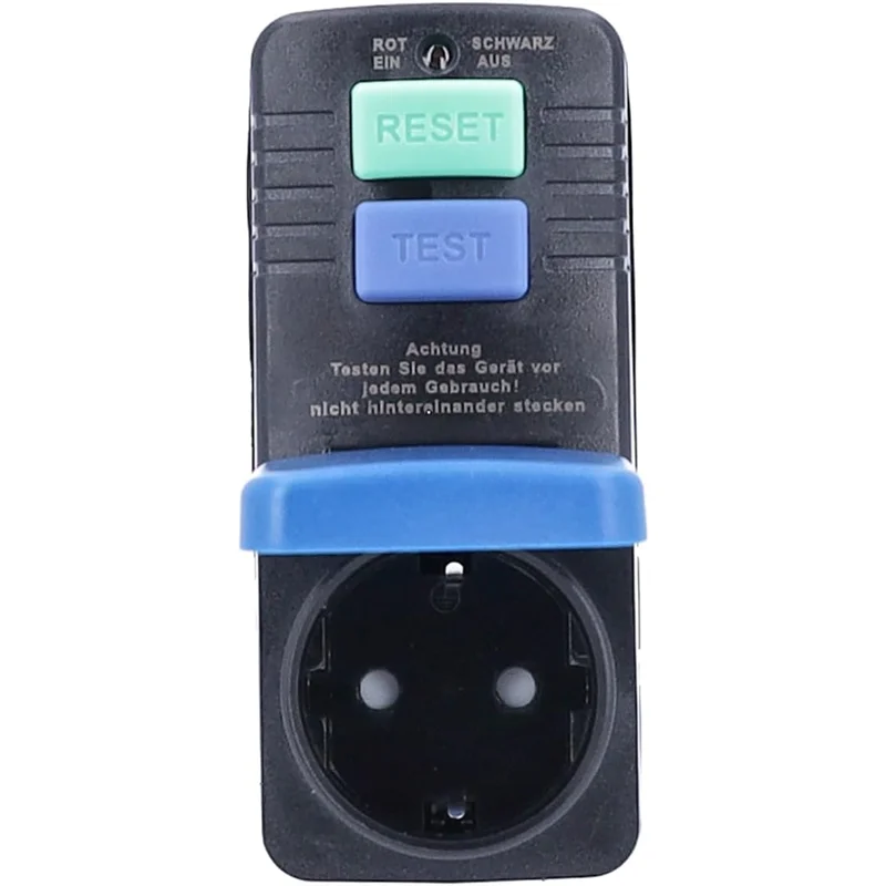 AS60-Secure Connector For Anti-Electric Shock Personal Safety Protection Adapter Plug PRCD Socket FI Circuit Breaker 30Ma EU Plu
