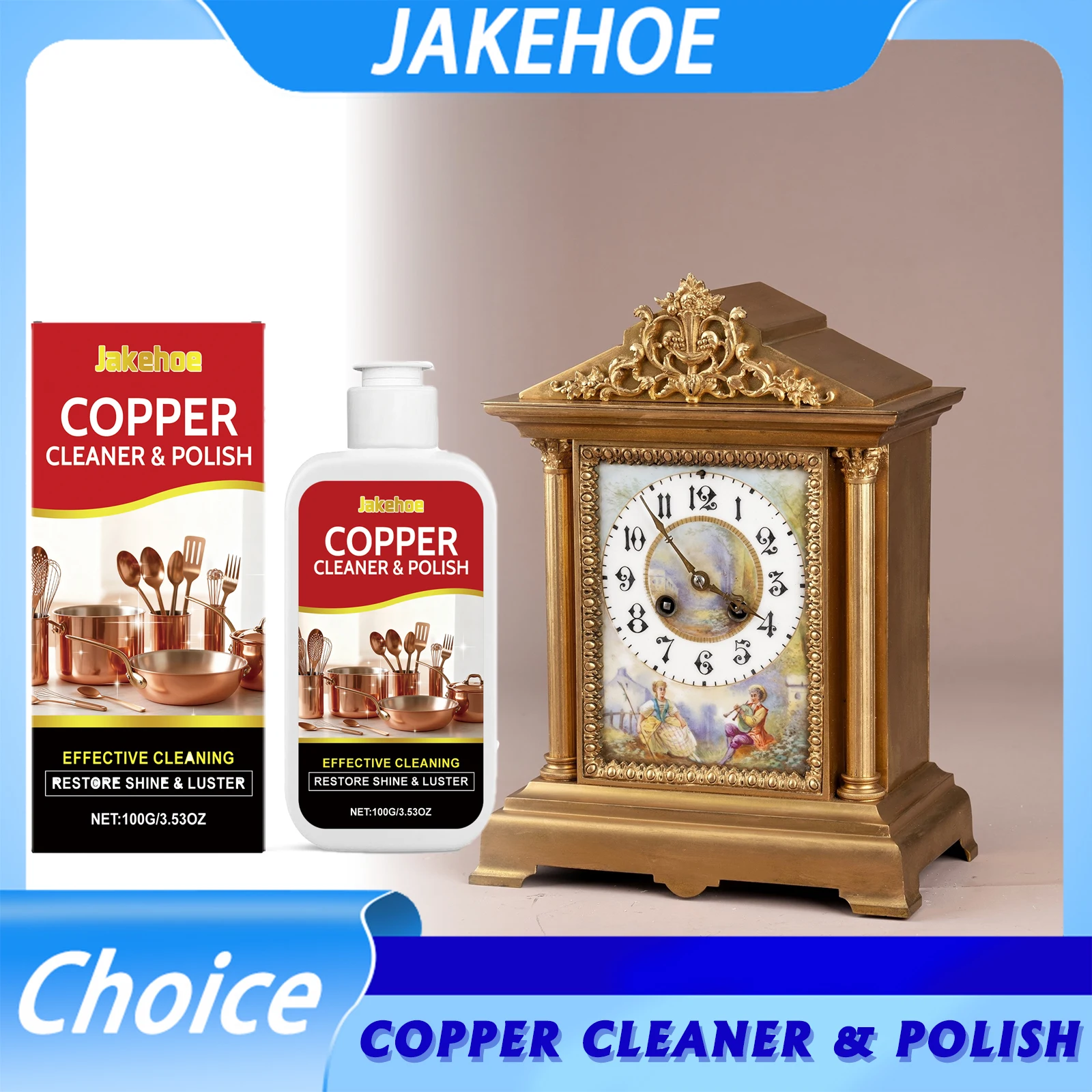 

Copper Polishing Agent Effectively Removing Surface Rust Stains Restoring Natural Metal Surfaces Copper Pot Brightening Cleaner