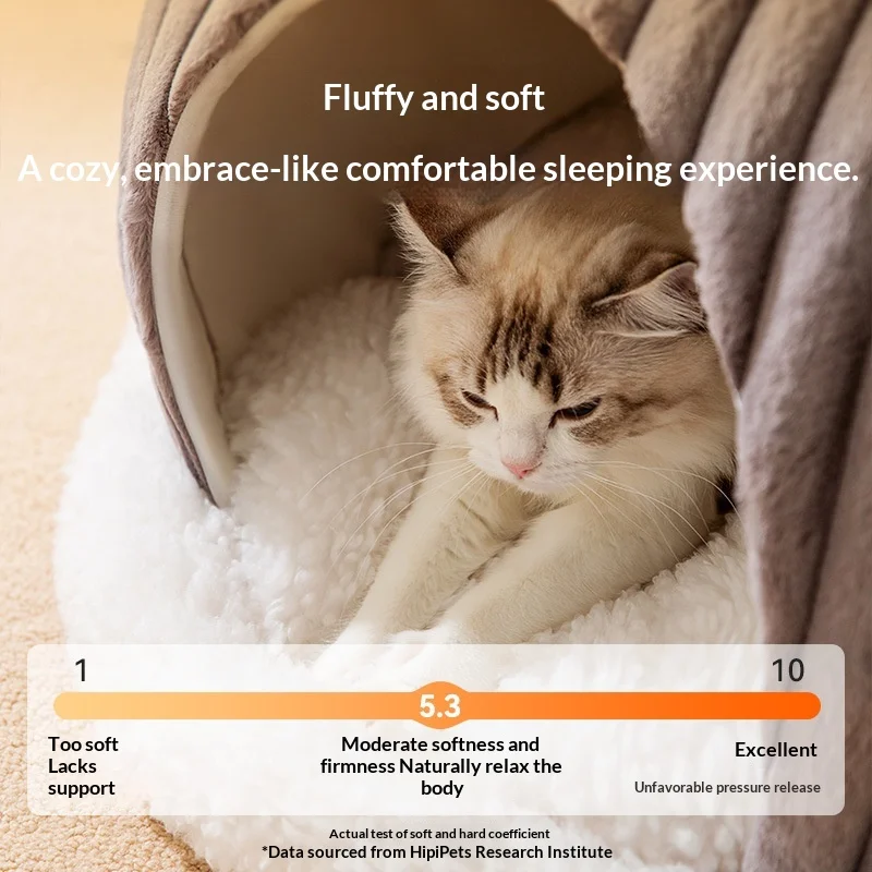 Thumbnail 3 - #28 Enclosed Cat Cave Beds List of Top Picks