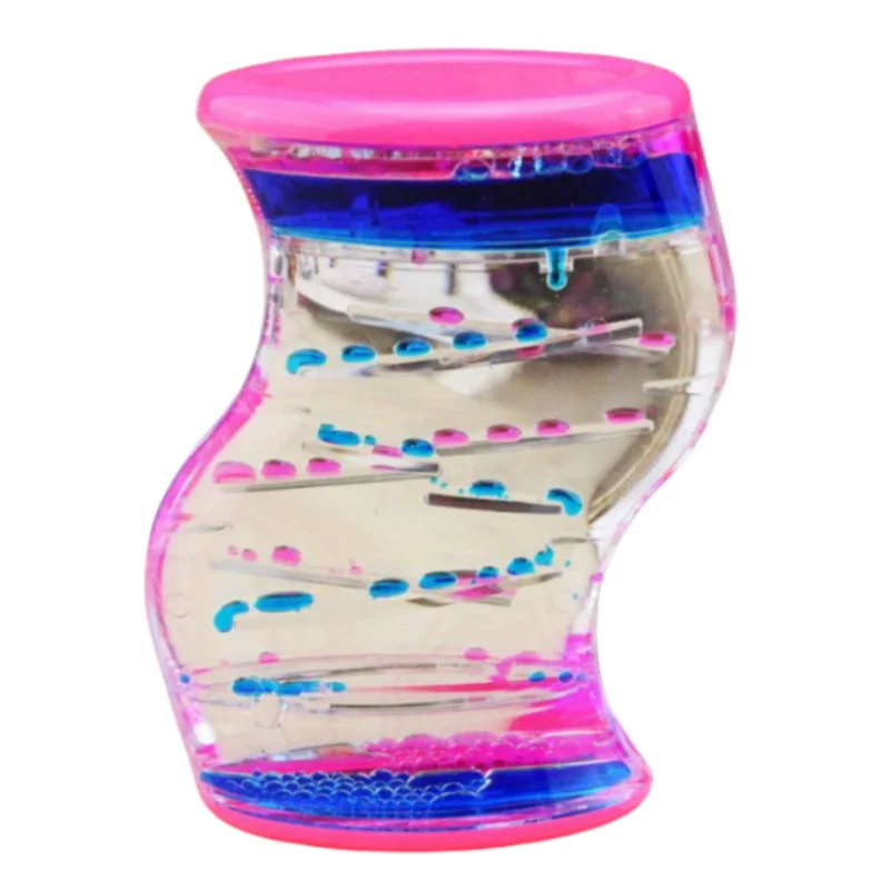 Liquid Sports Bubble Hourglass Children's Sensory Decompression Toy Recommendation Home Living Room Creative Desktop Decoration