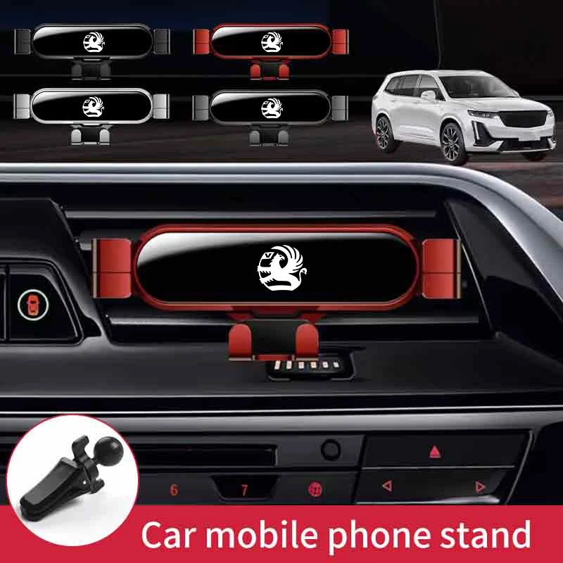 Car Cell Phone Holder Vent Gravity GPS Bracket Phone Support Accessories For Vauxhall VXR Dokker Lodgy Logan Sandero Duster Step