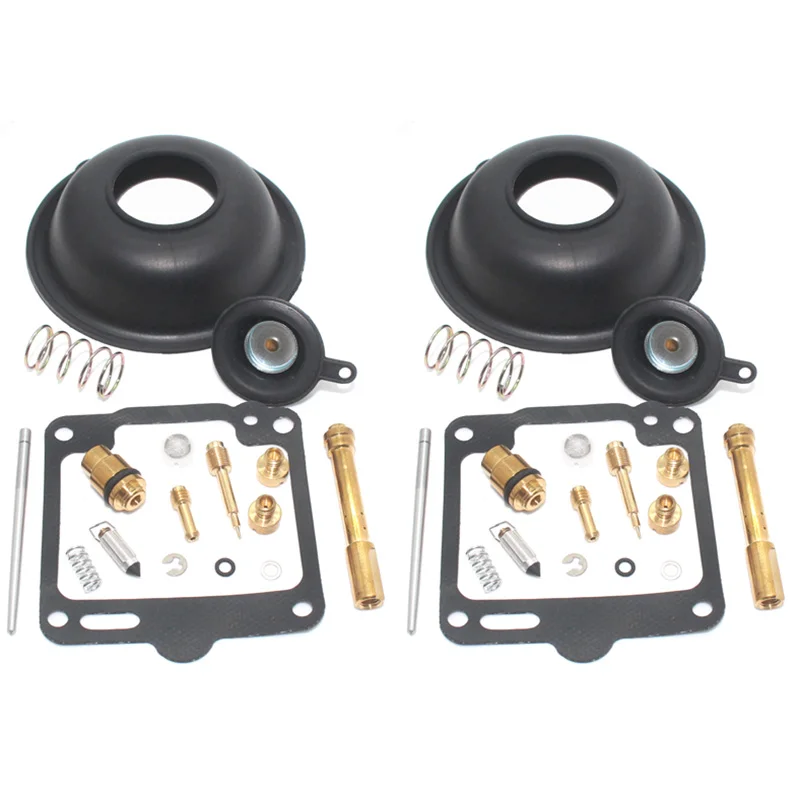 2 set motorcycle carburetor repair kit for XV750 Virago XV 750 1988-1997 Plunger diaphragm parts