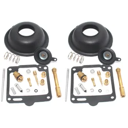 2 set motorcycle carburetor repair kit for XV750 Virago XV 750 1988-1997 Plunger diaphragm parts