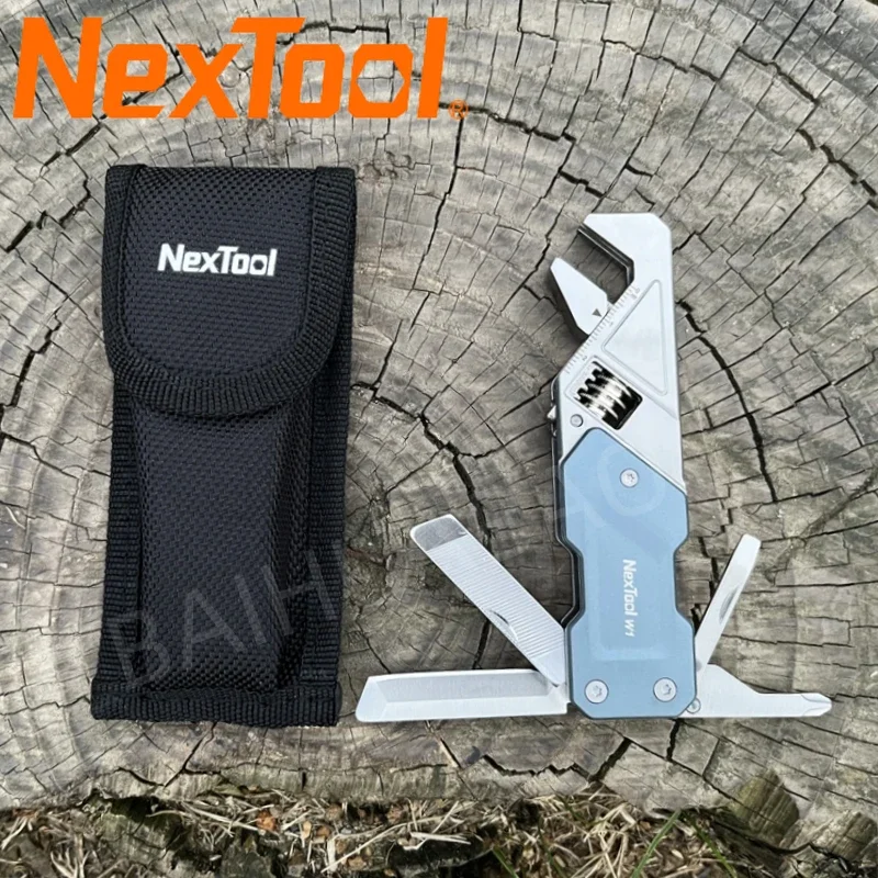 Imagem -02 - Nextool-mini Chave Leve Multiferramenta w1 Portátil Multifuncional Chave de Fenda Dobrável Abridor de Garrafas Acampamento ao ar Livre Ferramentas Edc