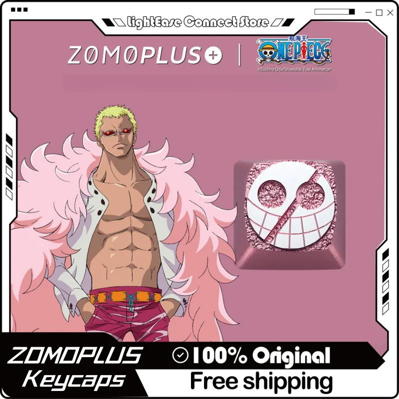 

Новые оригинальные механические колпачки для клавиатуры Zomoplus One Piece Ace jinbei черная борода