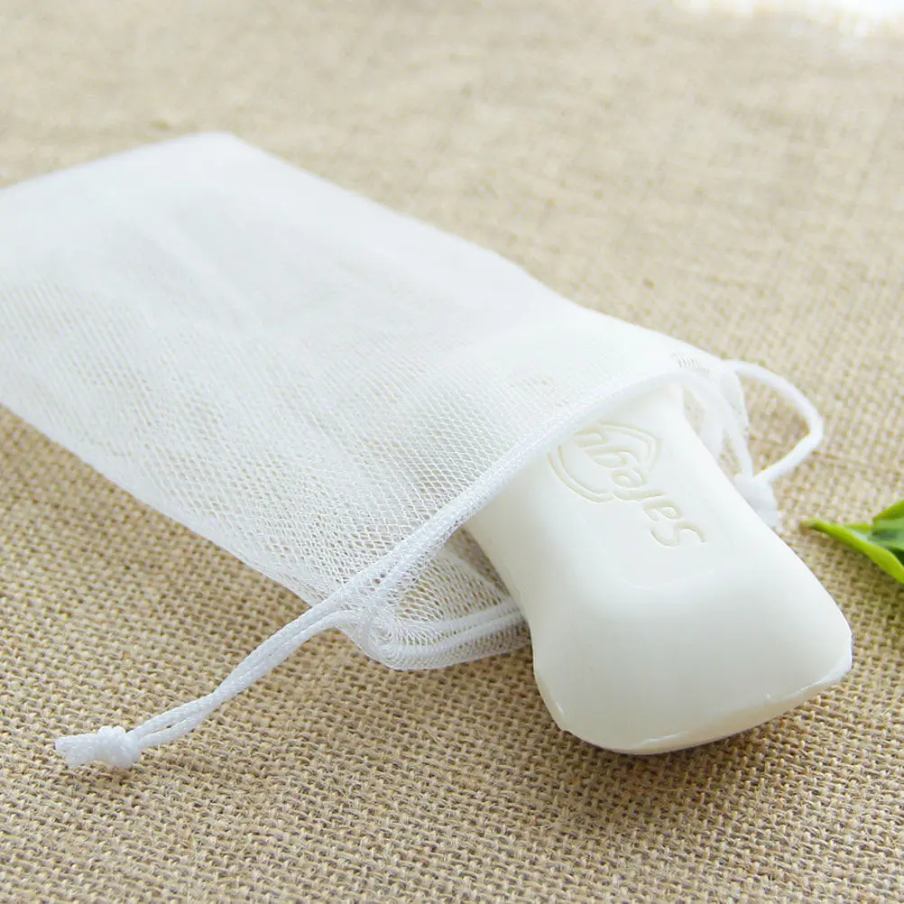 

20Pcs Foaming Net for Soap High Quality Nylon Bubble Maker Shower Bathing Cleanser Skin Care Exfoliating Wash Body Scrubber