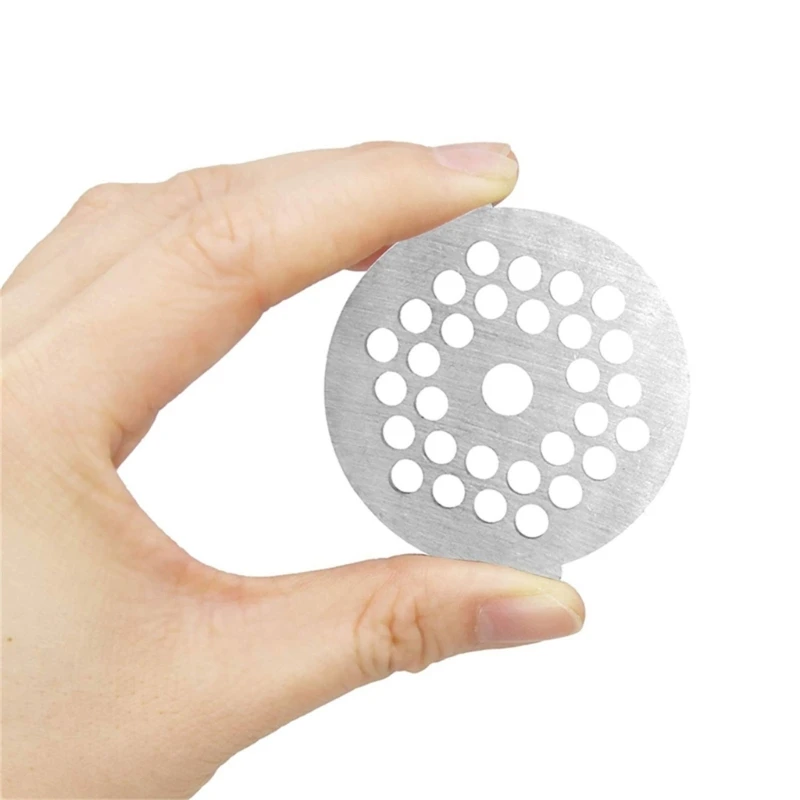 طاحونة كسارة سكين الفولاذ المقاوم للصدأ لوحة المفرمة سكين القرص مع ثقب لمعالجات الطعام مطاحن اللحوم المطبخ دروبشيبينغ